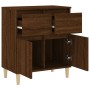 Aparador madera contrachapada marrón roble 60x35x70 cm de vidaXL, Aparadores - Ref: Foro24-819683, Precio: 61,70 €, Descuento: %