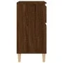 Aparador madera contrachapada marrón roble 60x35x70 cm de vidaXL, Aparadores - Ref: Foro24-819683, Precio: 60,94 €, Descuento: %
