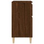 Aparador madera contrachapada marrón roble 60x35x70 cm de vidaXL, Aparadores - Ref: Foro24-819683, Precio: 61,70 €, Descuento: %