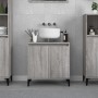Sonoma gray plywood sink cabinet 58x33x60 cm by vidaXL, bathroom vanities - Ref: Foro24-821266, Price: 45,04 €, Discount: %