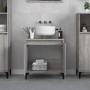 Sonoma gray plywood sink cabinet 58x33x60 cm by vidaXL, bathroom vanities - Ref: Foro24-821266, Price: 45,04 €, Discount: %