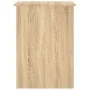 Schreibtisch aus Sonoma-Eichensperrholz, 100 x 55 x 75 cm von vidaXL, Schreibtische - Ref: Foro24-823027, Preis: 70,86 €, Rab...