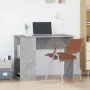Escritorio de madera contrachapada gris hormigón 100x55x75 cm de vidaXL, Escritorios - Ref: Foro24-823028, Precio: 58,89 €, D...