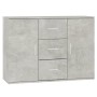 Aparador de madera contrachapada gris hormigón 91x29,5x65 cm de vidaXL, Aparadores - Ref: Foro24-823346, Precio: 82,63 €, Des...