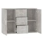 Aparador de madera contrachapada gris hormigón 91x29,5x65 cm de vidaXL, Aparadores - Ref: Foro24-823346, Precio: 82,63 €, Des...