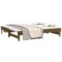 Removable sofa bed solid pine wood honey brown 2x(90x190)cm by vidaXL, Beds and slatted bases - Ref: Foro24-823392, Price: 12...