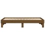 Abnehmbares Schlafsofa aus massivem Kiefernholz, honigbraun, 2 x (90 x 190) cm von vidaXL, Betten und Lattenroste - Ref: Foro...
