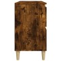 Spülbecken aus geräuchertem Eichensperrholz 80x33x60cm von vidaXL, Badezimmerwaschtische - Ref: Foro24-821273, Preis: 69,73 €...