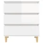 Bright white plywood sideboard 60x35x70 cm by vidaXL, Sideboards - Ref: Foro24-823042, Price: 83,38 €, Discount: %