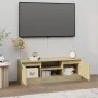 Mueble de TV con puerta roble Sonoma 102x30x36 cm de vidaXL, Muebles TV - Ref: Foro24-823353, Precio: 63,88 €, Descuento: %
