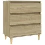 Sideboard aus Sonoma-Eichensperrholz, 60 x 35 x 70 cm von vidaXL, Sideboards - Ref: Foro24-823043, Preis: 58,46 €, Rabatt: %