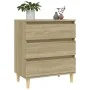 Sideboard aus Sonoma-Eichensperrholz, 60 x 35 x 70 cm von vidaXL, Sideboards - Ref: Foro24-823043, Preis: 58,46 €, Rabatt: %