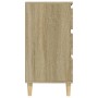 Aparador de madera contrachapada roble Sonoma 60x35x70 cm de vidaXL, Aparadores - Ref: Foro24-823043, Precio: 59,35 €, Descue...