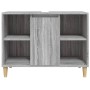 Armario de lavabo madera contrachapada gris Sonoma 80x33x60 cm de vidaXL, Tocadores de baño - Ref: Foro24-821290, Precio: 62,...