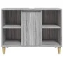 Gray Sonoma plywood sink cabinet 80x33x60 cm by vidaXL, bathroom vanities - Ref: Foro24-821290, Price: 60,68 €, Discount: %