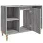 Sonoma Waschbecken aus grauem Sperrholz 80x33x60 cm von vidaXL, Badezimmerwaschtische - Ref: Foro24-821290, Preis: 59,86 €, R...