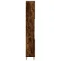 Armario de baño madera contrachapada roble ahumado 30x30x190 cm de vidaXL, Tocadores de baño - Ref: Foro24-819793, Precio: 72...