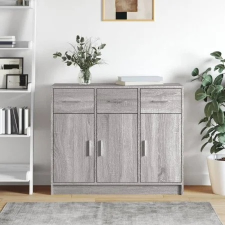 Sonoma Sideboard aus grauem Holzwerkstoff 91x28x75 cm von vidaXL, Sideboards - Ref: Foro24-823014, Preis: 103,26 €, Rabatt: %