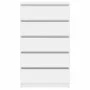 Glossy white plywood chest of drawers 60x36x103 cm by vidaXL, Drawers - Ref: Foro24-823018, Price: 152,38 €, Discount: %