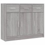 Sonoma Sideboard aus grauem Holzwerkstoff 91x28x75 cm von vidaXL, Sideboards - Ref: Foro24-823014, Preis: 98,62 €, Rabatt: %