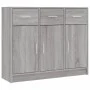 Sonoma Sideboard aus grauem Holzwerkstoff 91x28x75 cm von vidaXL, Sideboards - Ref: Foro24-823014, Preis: 103,26 €, Rabatt: %