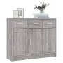 Sonoma Sideboard aus grauem Holzwerkstoff 91x28x75 cm von vidaXL, Sideboards - Ref: Foro24-823014, Preis: 103,26 €, Rabatt: %