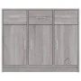 Sonoma Sideboard aus grauem Holzwerkstoff 91x28x75 cm von vidaXL, Sideboards - Ref: Foro24-823014, Preis: 103,26 €, Rabatt: %