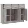 Engineered wood sideboard in Sonoma grey 91x28x75 cm by vidaXL, Sideboards - Ref: Foro24-823014, Price: 103,26 €, Discount: %