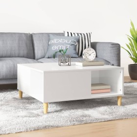 Couchtisch aus glänzend weißem Sperrholz, 80 x 80 x 36,5 cm von vidaXL, Couchtisch - Ref: Foro24-821094, Preis: 52,68 €, Raba...