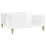 Couchtisch aus glänzend weißem Sperrholz, 80 x 80 x 36,5 cm von vidaXL, Couchtisch - Ref: Foro24-821094, Preis: 52,28 €, Raba...