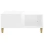 Couchtisch aus glänzend weißem Sperrholz, 80 x 80 x 36,5 cm von vidaXL, Couchtisch - Ref: Foro24-821094, Preis: 52,28 €, Raba...