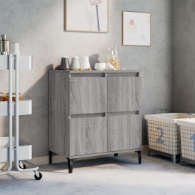 Sonoma graues Sperrholz-Sideboard 60x35x70 cm von vidaXL, Sideboards - Ref: Foro24-821170, Preis: 80,67 €, Rabatt: %