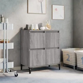 Sonoma graues Sperrholz-Sideboard 60x35x70 cm von vidaXL, Sideboards - Ref: Foro24-821170, Preis: 79,44 €, Rabatt: %