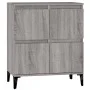 Aparador de madera contrachapada gris Sonoma 60x35x70 cm de vidaXL, Aparadores - Ref: Foro24-821170, Precio: 79,44 €, Descuen...