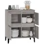 Sonoma gray plywood sideboard 60x35x70 cm by vidaXL, Sideboards - Ref: Foro24-821170, Price: 79,44 €, Discount: %