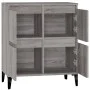 Sonoma gray plywood sideboard 60x35x70 cm by vidaXL, Sideboards - Ref: Foro24-821170, Price: 79,44 €, Discount: %
