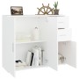 Sideboard aus weißem Sperrholz 91x29,5x75 cm von vidaXL, Sideboards - Ref: Foro24-823269, Preis: 92,47 €, Rabatt: %