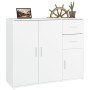 Sideboard aus weißem Sperrholz 91x29,5x75 cm von vidaXL, Sideboards - Ref: Foro24-823269, Preis: 92,47 €, Rabatt: %