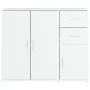 Sideboard aus weißem Sperrholz 91x29,5x75 cm von vidaXL, Sideboards - Ref: Foro24-823269, Preis: 91,02 €, Rabatt: %