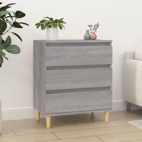 Aparador de madera contrachapada gris Sonoma 60x35x70 cm by vidaXL, Sideboards - Ref: Foro24-823046, Price: 61,18 €, Discount: %