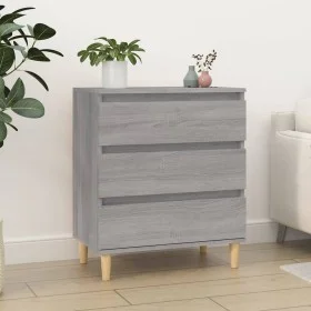 Graue Sonoma-Sperrholzvitrine 60x35x70 cm von vidaXL, Sideboards - Ref: Foro24-823046, Preis: 60,12 €, Rabatt: %