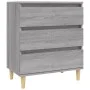 Aparador de madera contrachapada gris Sonoma 60x35x70 cm de vidaXL, Aparadores - Ref: Foro24-823046, Precio: 60,04 €, Descuen...