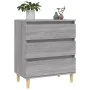 Aparador de madera contrachapada gris Sonoma 60x35x70 cm de vidaXL, Aparadores - Ref: Foro24-823046, Precio: 60,04 €, Descuen...