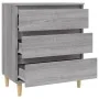 Aparador de madera contrachapada gris Sonoma 60x35x70 cm de vidaXL, Aparadores - Ref: Foro24-823046, Precio: 60,04 €, Descuen...