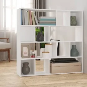 Bücherregal/Raumteiler weiß 105x24x102 cm von vidaXL, Raumteiler - Ref: Foro24-823245, Preis: 73,53 €, Rabatt: %