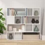 Bücherregal/Raumteiler weiß 105x24x102 cm von vidaXL, Raumteiler - Ref: Foro24-823245, Preis: 73,53 €, Rabatt: %