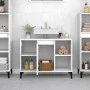 Waschbeckenschrank aus weißem Sperrholz, 80 x 33 x 60 cm von vidaXL, Badezimmerwaschtische - Ref: Foro24-821292, Preis: 54,49...