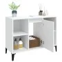 Waschbeckenschrank aus weißem Sperrholz, 80 x 33 x 60 cm von vidaXL, Badezimmerwaschtische - Ref: Foro24-821292, Preis: 54,49...