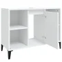 Waschbeckenschrank aus weißem Sperrholz, 80 x 33 x 60 cm von vidaXL, Badezimmerwaschtische - Ref: Foro24-821292, Preis: 54,49...