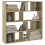 Sonoma oak shelf/space divider 105x24x102 cm by vidaXL, Room dividers - Ref: Foro24-823248, Price: 82,84 €, Discount: %